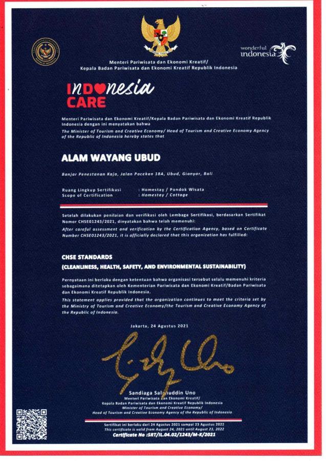 Alam Wayang Ubud - Chse Certified Luaran gambar